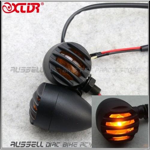 Motorcycle Turn Signal Indicator For Honda CG125 Suzuki GN125 Cafe Racer Bobber Cruiser