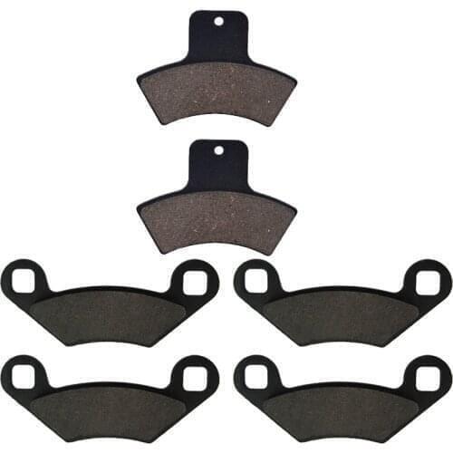 Motorcycle Front and Rear Brake Pads for POLARIS 500 Sportsman / Worker 4 x 4 EBS / 500 RSE 1998-2002
