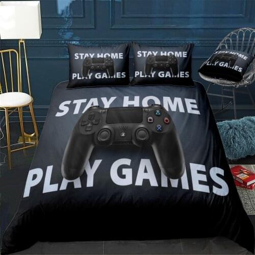 Controller SHB Duvet Cover Twin/Queen/King Size Luxury Comforter Bedding Set With Pillowcase Home Bed Decora Dropshipping