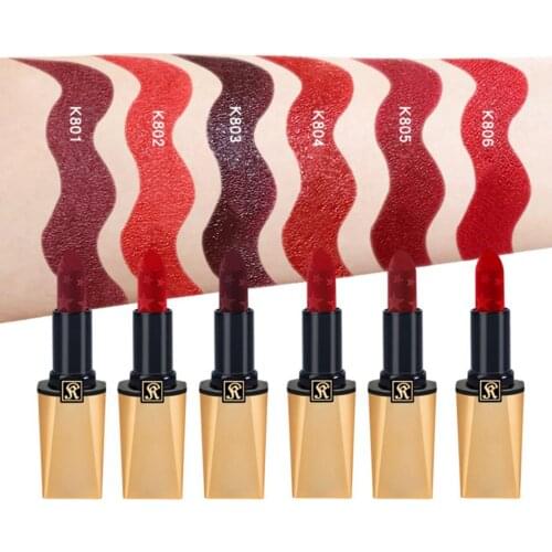 Red Sensational Lipstick Creamy Lip Makeup Matte Finish 3.8g For Women Kylie Cosmetics Matte Lipstick Makeup Pallet
