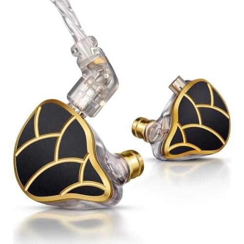 ND N10 4BA+1DD HIFI Metal Earbuds Hybrid In-ear Earphone Sport Noise Cancelling Headset IEM with Microphone ND-N10