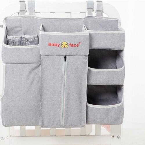 Multi-Function Hanging Storage Bag Portable Baby Crib Organizer Bed Baby Essentials Diaper Storage Cradle Bag Bedding Set