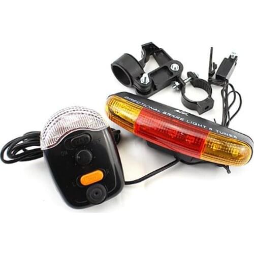 Multifunctional Bicycle Turn Signal Lamp Tail Light with Electric Horn Brake Light Xc-408 Bicycle Cycling Signal Taillight