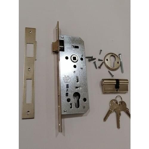 Kale Kilit Kale 152 R 40 mm Nickel Cylinder Exterior Door Lock