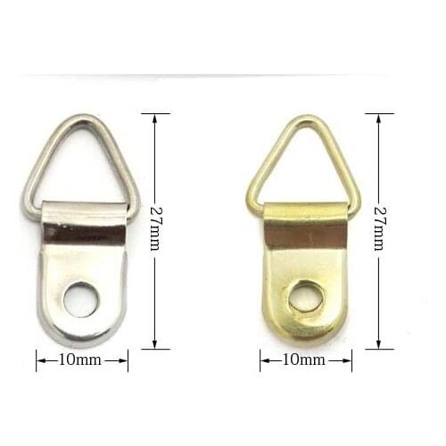 1 hole type samll Picture Hangers frame hardware steel hooker hanging pieces, furniture picture drawing hanger wire ring signs