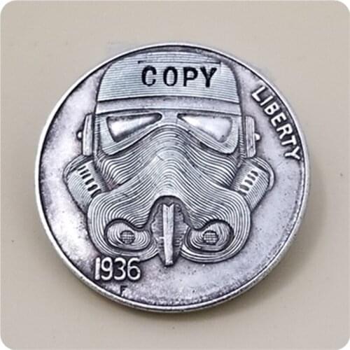 Hobo Nickel Coin_Type #9_1936-S BUFFALO NICKEL COIN COPY