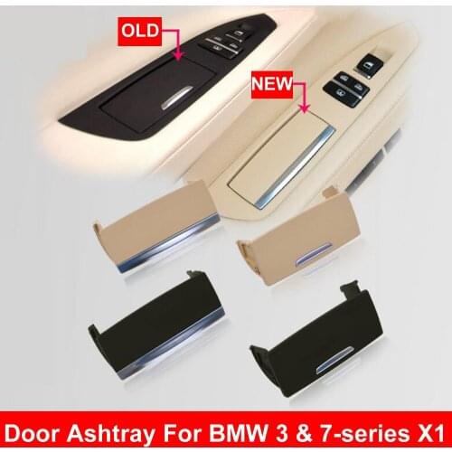 Black Beige Car Interior Door Ashtray Assembly Box Left Right Rear Fits For BMW F01 F02 730 735 740 745 750 760 3 7 series X1