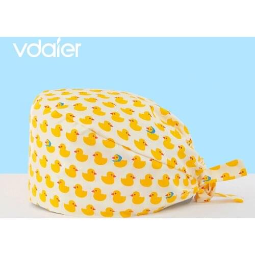 High Quality scrub hat Unisex Frosted Hat Adjustable Pure Cotton Sweat Absorbent Elastic Scrub Cap Headwear lab pet work cap