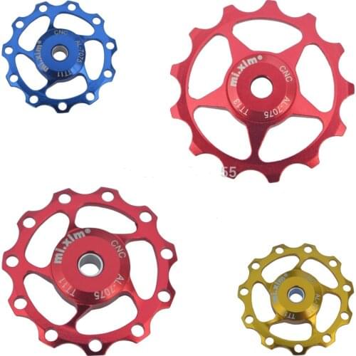 Bicycle Pulley Jockey Wheel 11T 13T CNC For SHIMANO & SRAM Fit 7/8/9/10/11 Speed Rear Derailleur Aluminum Alloy Jockey Wheel