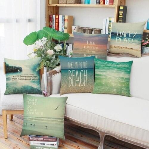 Vintage Throw Pillow Case Square Cushion Pillow Cover Cotton Linen Pillowcase Square for Home Sofa Bed Decor 45x45cm, 1pcs