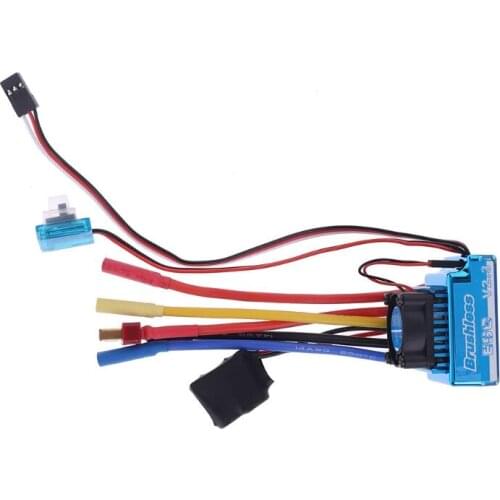 Waterproof 45A 60A 80A 120A Brushless ESC Electric Speed Controller Dust-proof for 1/8 1/10 1/12 RC Car Crawler RC Boat Part