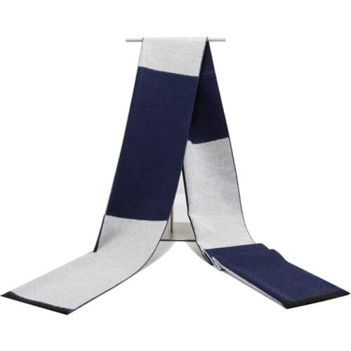 Winter warm scarf men wool Tassel double Fine Plaid Scarves men Luxury brand Fashion Cashmere Scarf for Men Shawls and wraps