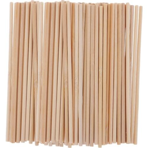 100pcs 4mm Round Rods Round Rod Accessories For Model DIY, Made Of Balsa Wood