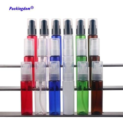 30pcs Plastic Lotion Bottle Empty Dispenser Pump Bottles PET Flat Shoulder Cosmetic Container Travel Tube Powder Packing 30ml