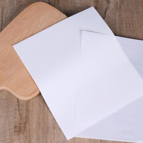 50Pcs/Bag Oil Absorbing Paper Multi-use Disposable Healthy Portable Frying Pad Paper for Kitchen