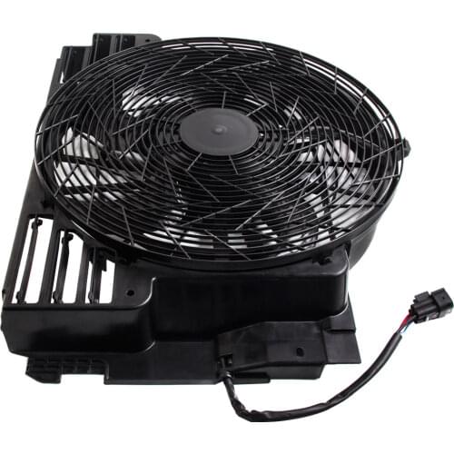 A/C AC Radiator Condenser Thermo Fan for BMW E53 X5 M54 M62 N62 00-06 5 Blades