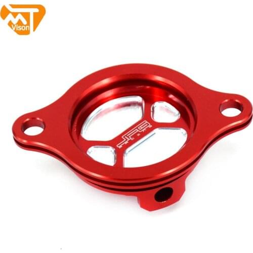 Motorcycle Aluminum Oil Filter Cap Cover For HONDA CRF450R 2002-2008 CRF450X 2005-2017 CRF 450R 450X