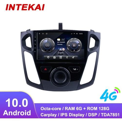 9"Android 10.0 Car Radio GPS Navigation autoradio multimedia player for ford focus 2012 2015 head unit stereo