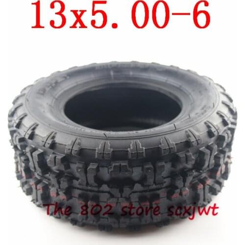 High quality 13x5.00-6 inch Tubeless Tyre Tire butterfly flower tires For mini Buggy Mower Gokart Scooter Off-Road Tire Wheel