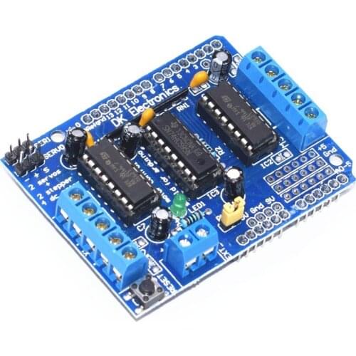 Free shipping 10pcs/lot L293 Motor shield Motor Drive Shield dual L293D Duemilanove L293 module