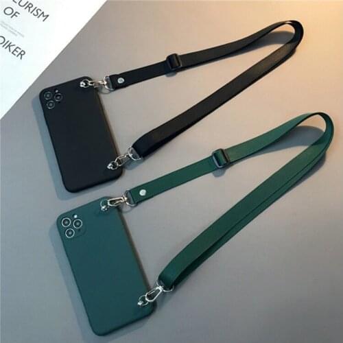 S8 S9 S10 plus S20 FE note20 ultra Crossbody Long Chain Bag phone case for iphone XS MAX case 12 11 pro max 6 7 8 plus X XR Case