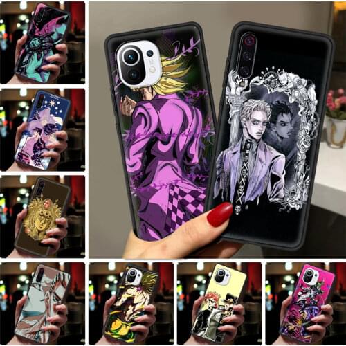 Coque for Xiaomi Mi 11 Poco X3 NFC M3 Pro 10 9T 9SE CC9E Note 10 10T Lite Silicone Phone Case Shell Anime JoJo Killer Queen
