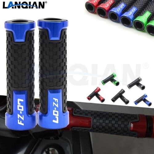 For Yamaha FZ07 7/8''22MM Motorcycle Handlebar Grips Hand Bar Grips FZ07 FZ 07 2014 2015 2016 2017 2018 2019 CNC Accessories
