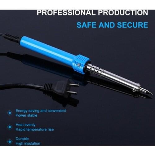 60W Electric Soldering Iron Gun Repair Tools 220V External Heated Soldering Iron Hand Welding Solder Tool US Plug