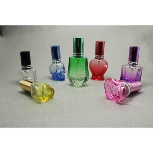 10ml 15ml Promotional Mix Color Mix Style Small Glass Perfume Spray Bottle 10PCS/LOT