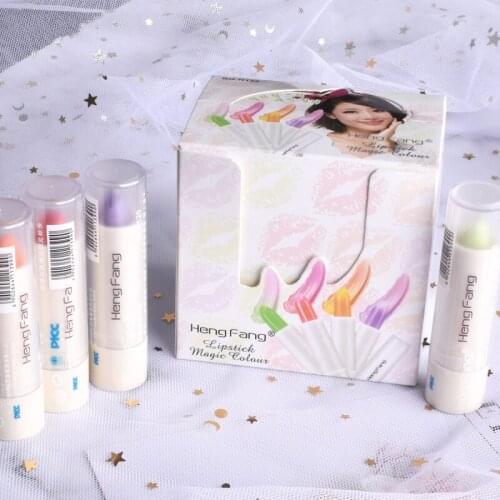 HengFang 12pcs/box 4 Color Lipstick Boxed Moisturizing Nourishing Waterproof Matte Lipstick Long-lasting Lip Stick TSLM2