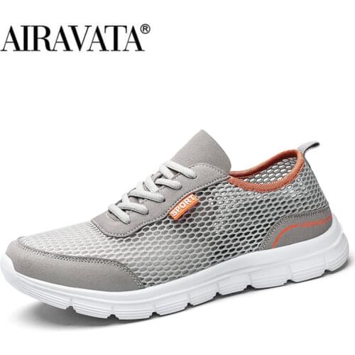 Men Sneakers Breathable Lace-up Casual Athletic Shoes Comfortable Outdoor Walking Sneakers