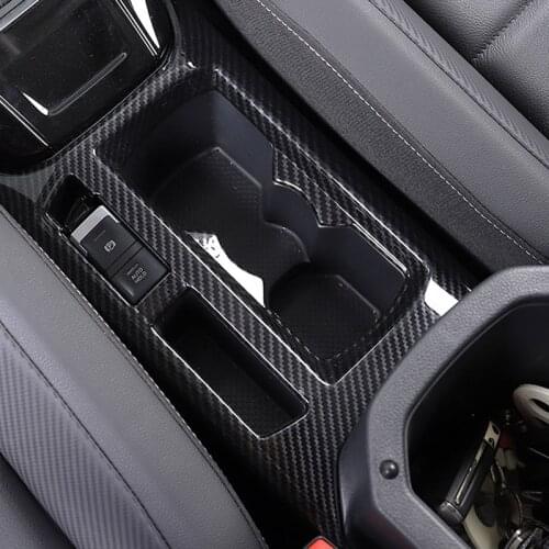 LHD! Car Accessories for VW Volkswagen T-Roc 2017 2018 2019 2020 ABS Interior Front Water Cup Panel Cover Trim 1pc