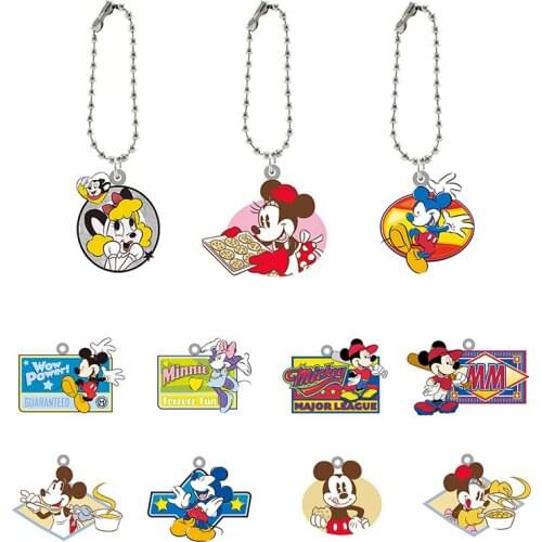 Disney Cute Mickey Mouse Keychain Boys and Girls Fashion Jewelry Keychain Acrylic Mickey Mouse Jewelry Gifts for Friends