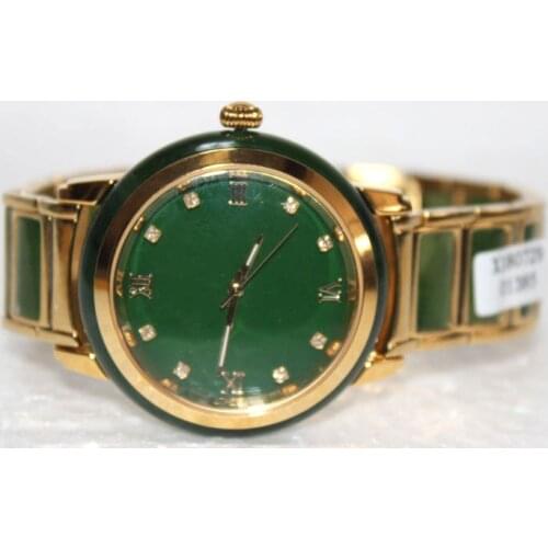 Natural Green Hetian Jasper watch Pendant Carved Pendants Women or Mens Amulet Nephrite Jades Jewelry