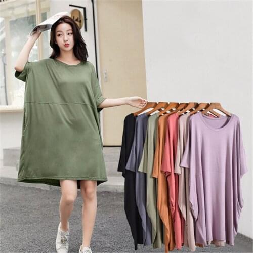 Plus size nightdress summer thin short-sleeved female modal loose home service sexy fashion army green nightdress koszula nocna
