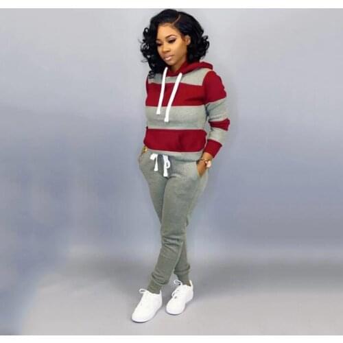 2021 New Winter Tracksuit Women 2 Pcs Set Sweatshirt Print Hoodies Pants Sportswear Womens Sports Suit Hooded Set Hoodies Suit