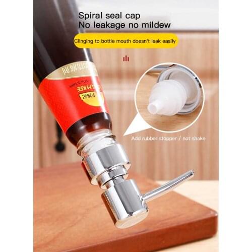 Specialty Tools Oyster Sauce Bottle Pressure Mouth Household Fuel Consumption Squeezing Machine Press Mouth Pump Head Kitchen