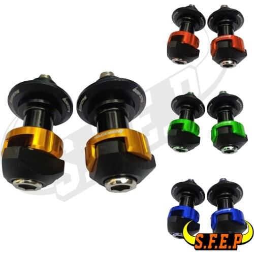 Motorcycle Universal CNC Aluminum Swingarm Spools slider stand screws For Ducati MONSTER M750/M750IE