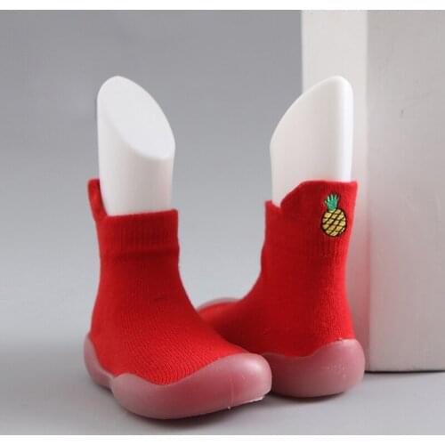 Spring And Autumn New Baby Floor Socks Cartoon Printing Baby Socks Childrens Non-slip Toddler Footwear Cotton Socks For Infant