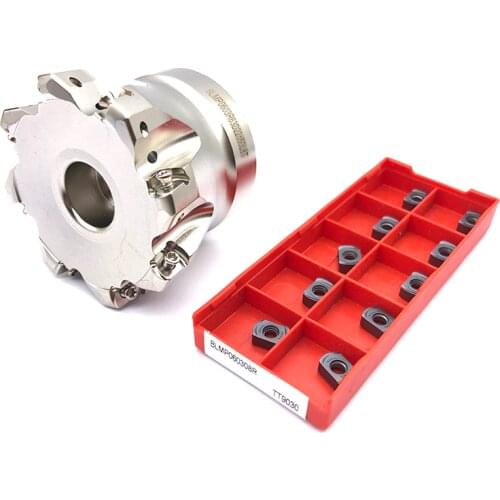BLMP0603R TT9030 insert + BLMP0603R63D22d50L8T Carbide Inserts Blade Milling Machine BLMP0603R CNC Tool knife Plate Tool