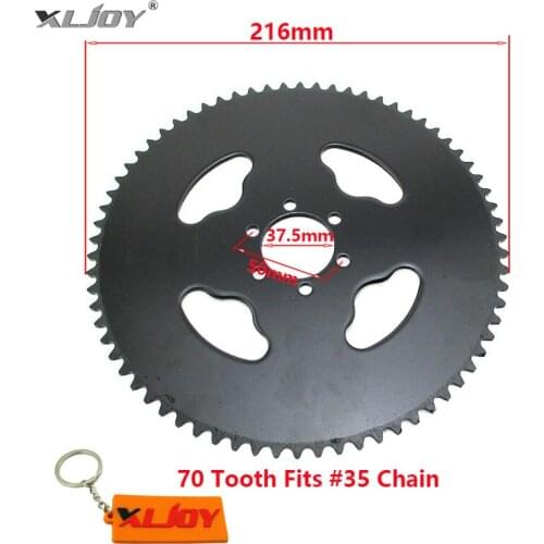 XLJOY 70 tooth #35 Rear Chain Sprocket For Baja Doodle Dirt Bug Racer Mini Bike