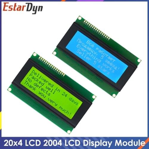 LCD2004 LCD Display Monitor 2004 20X4 5V Character Blue Backlight Screen LCD2004 LED Blue/Yellow green for arduino LCD display