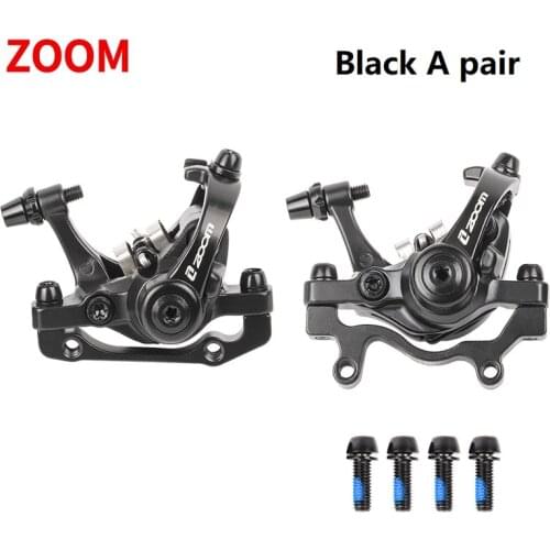 ZOOM DB680 Aluminum Alloy MTB bicycle Disc Brake Mountain Road MTB Bike Mechanical Caliper Disc Brakes Cycling Double Brake Part