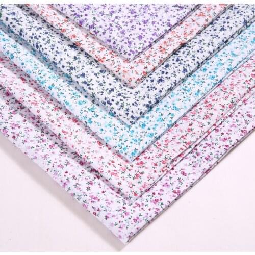 100*150cm Fashion Floral Clothing Fabric By Meter Home Textile Decoration Quilting Cloth Womens Dress Sewing Material