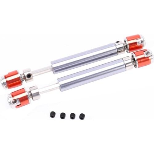 2Pcs Front Rear Drive Shaft Drive Axle For 1/10 Rc Rock Crawler Car Axial Scx10 D90