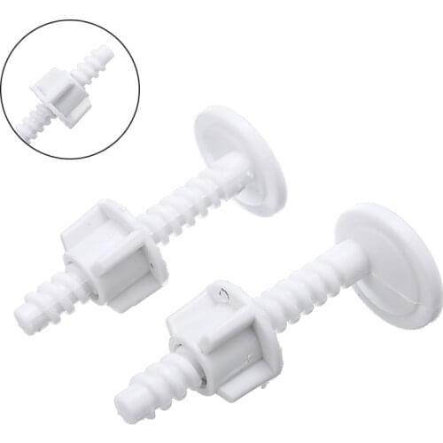 2Pcs Toilet Seat Hinge Bolts Replacement Screws Fixing Fitting Kit Toilet Seat Accessories 30mm Diameter 70mm Height