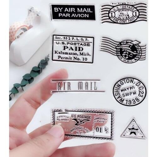 2020 Notebook planner stamps stencils for diy scrapbooking Postmark stamp Stamping bullet journal supplies Free shipping