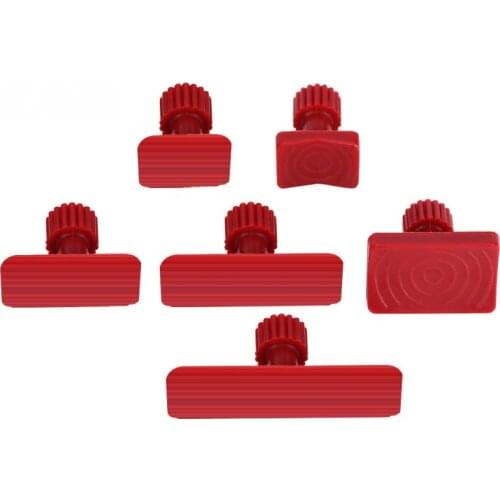 6Pcs Car Paintless Glue Puller Tabs Auto Body Dents Removal Pulling Tabs Paintless Dent Repair Tools Car Accessories New