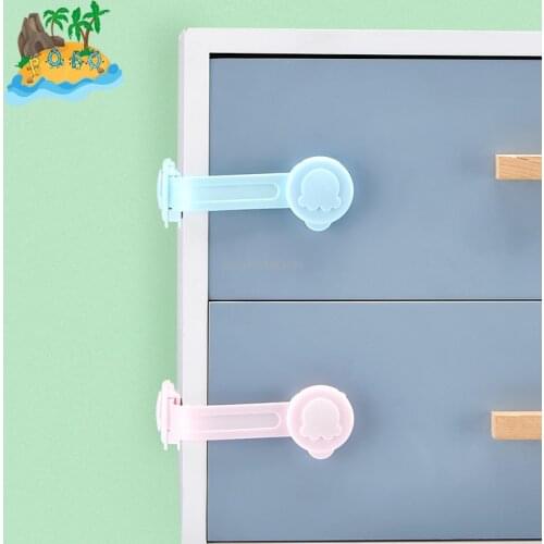 6PCS Multi-use Baby Drawer Lock Plastic Child Security For Cabinet Refrigerator Window Closet Protect Toddler Safety Protector