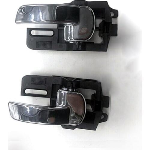 80671-JD00E 80670-JD00E FOR NISSAN QASHQAI J10 (04-13) DOOR HAND INSIDE LEFT RIGHT INTERNAL HANDLE SET CHROME